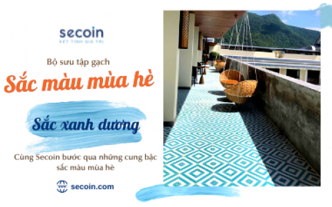 Bộ sưu tập mùa hè – Gạch màu xanh dương với cảm hứng từ biển