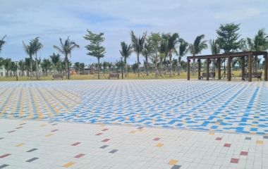 Gạch Sabbiato tự chèn Secoin tại Vinhomes Happy Home Cam Ranh