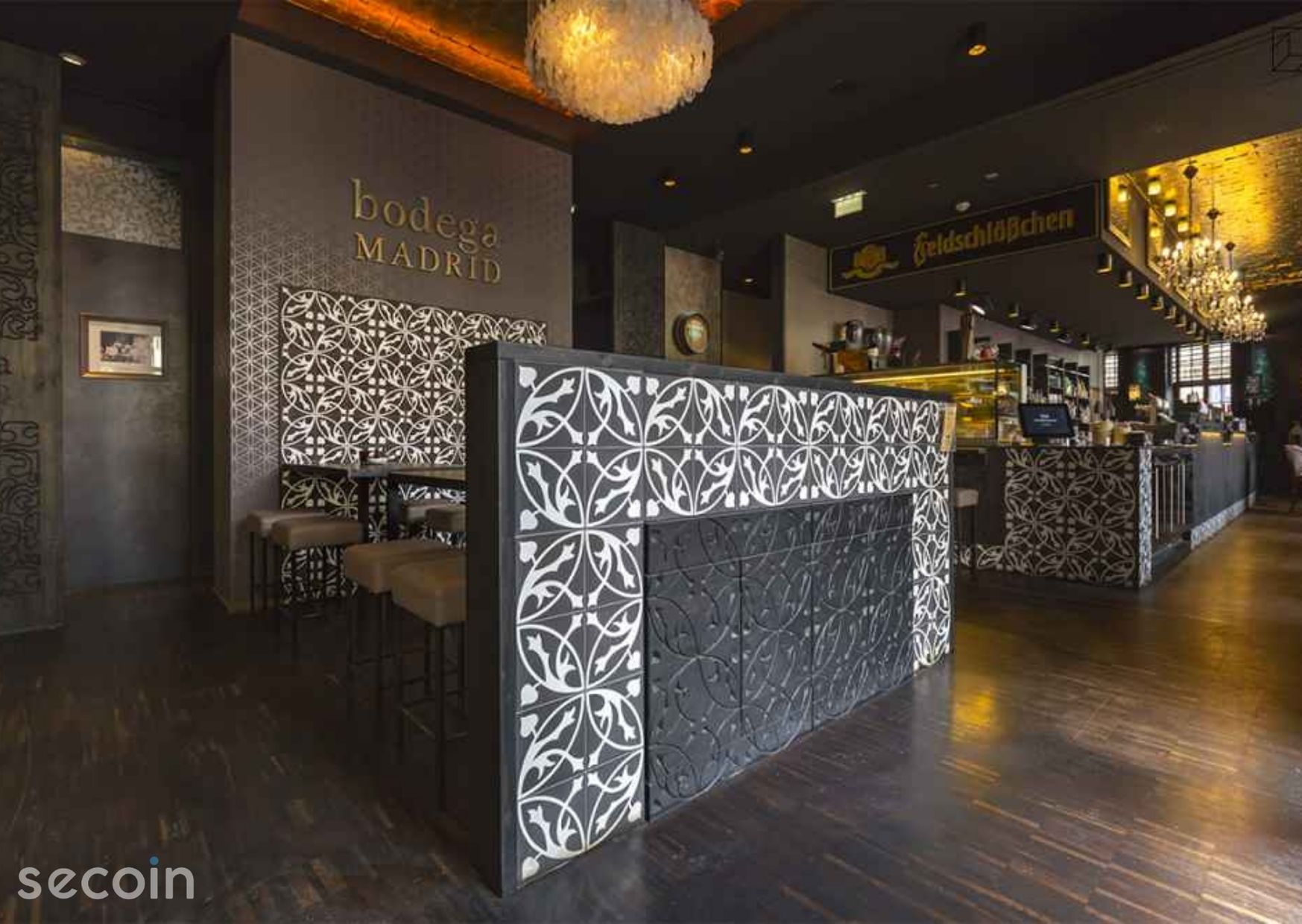 Gạch bông Secoin tại Nhà hàng Bodega Madrid tại Đức