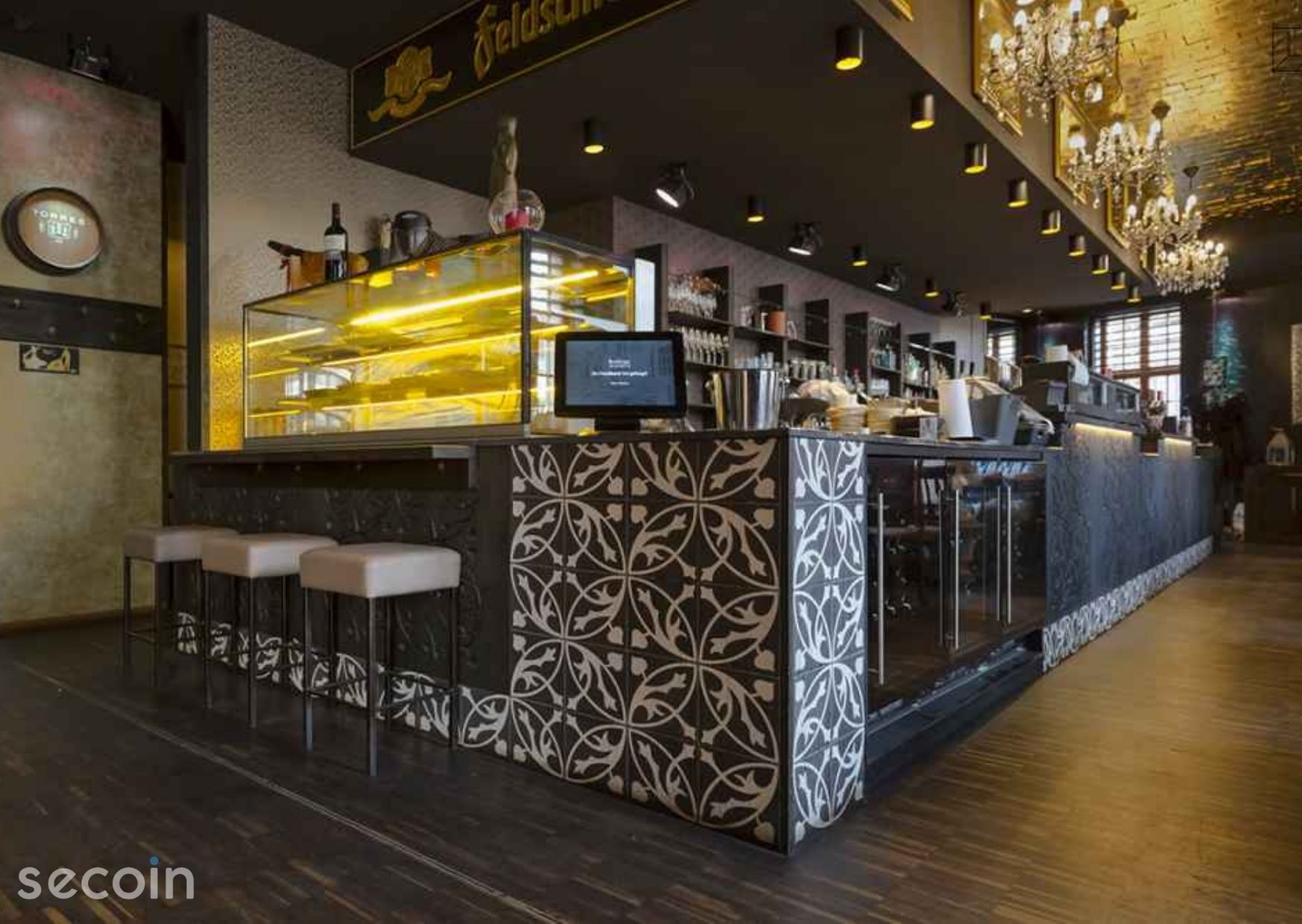 Gạch bông Secoin tại Nhà hàng Bodega Madrid tại Đức