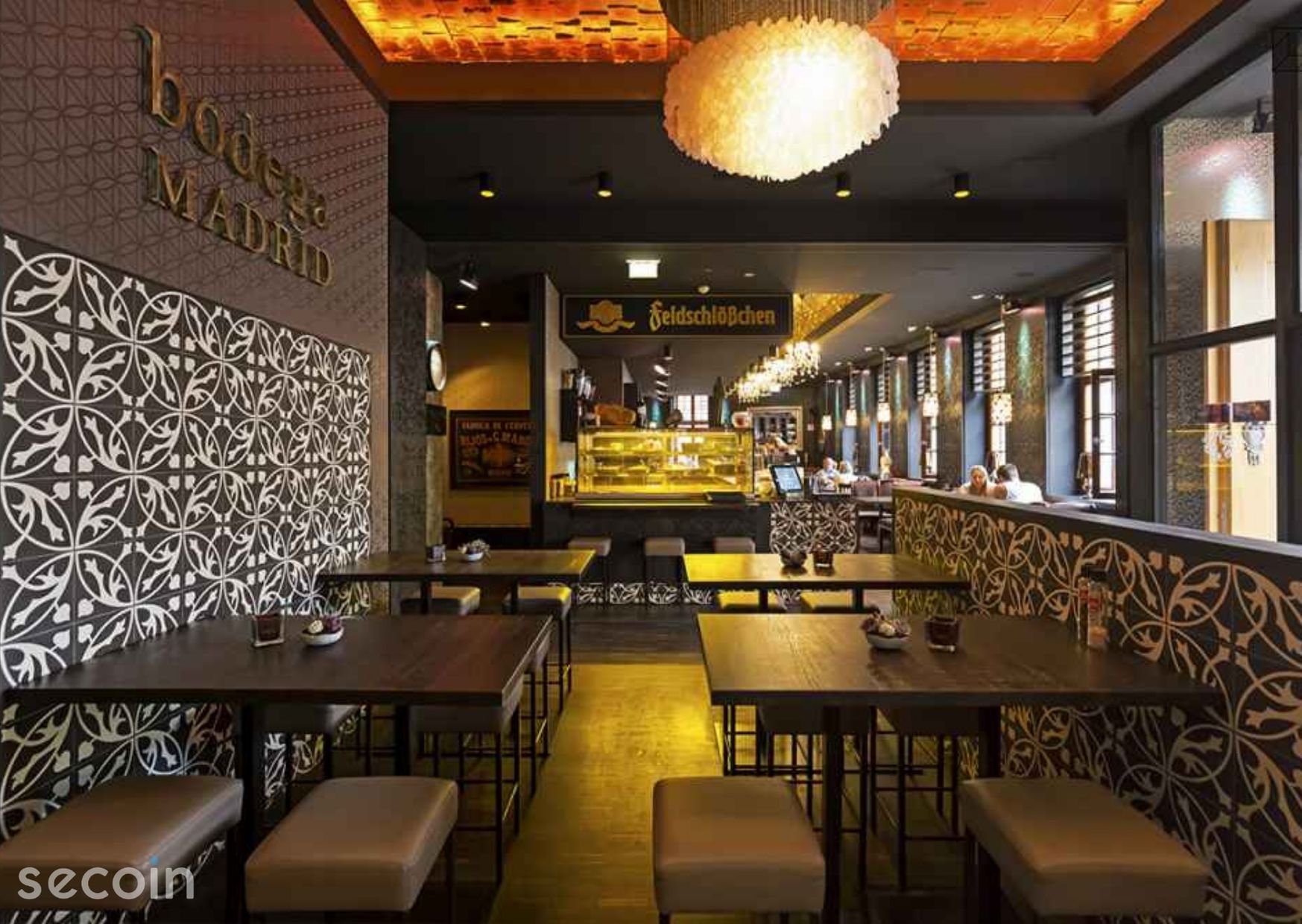 Gạch bông Secoin tại Nhà hàng Bodega Madrid tại Đức