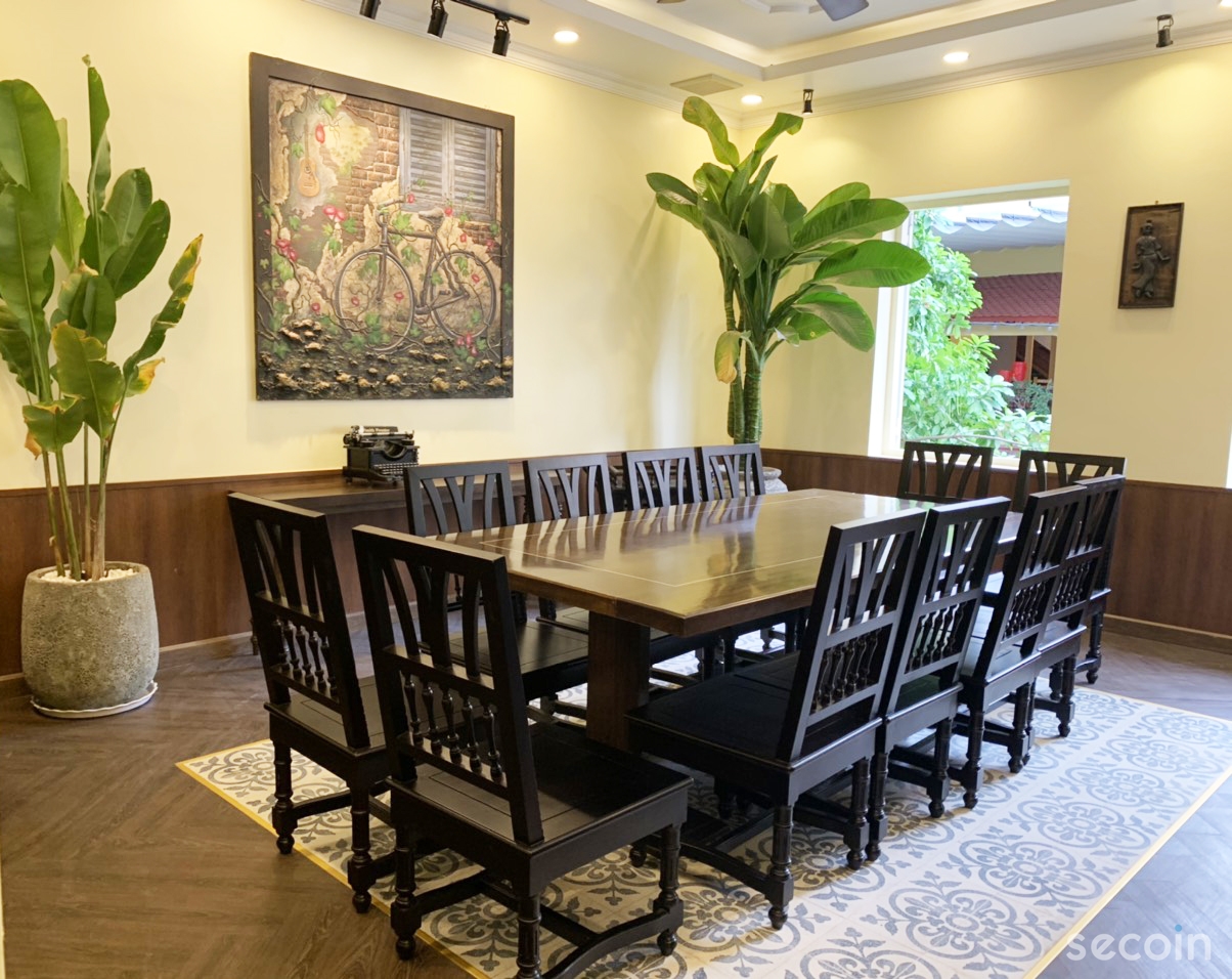 Gạch bông và gạch bông gió Secoin tại Nhà hàng Niêu Ta