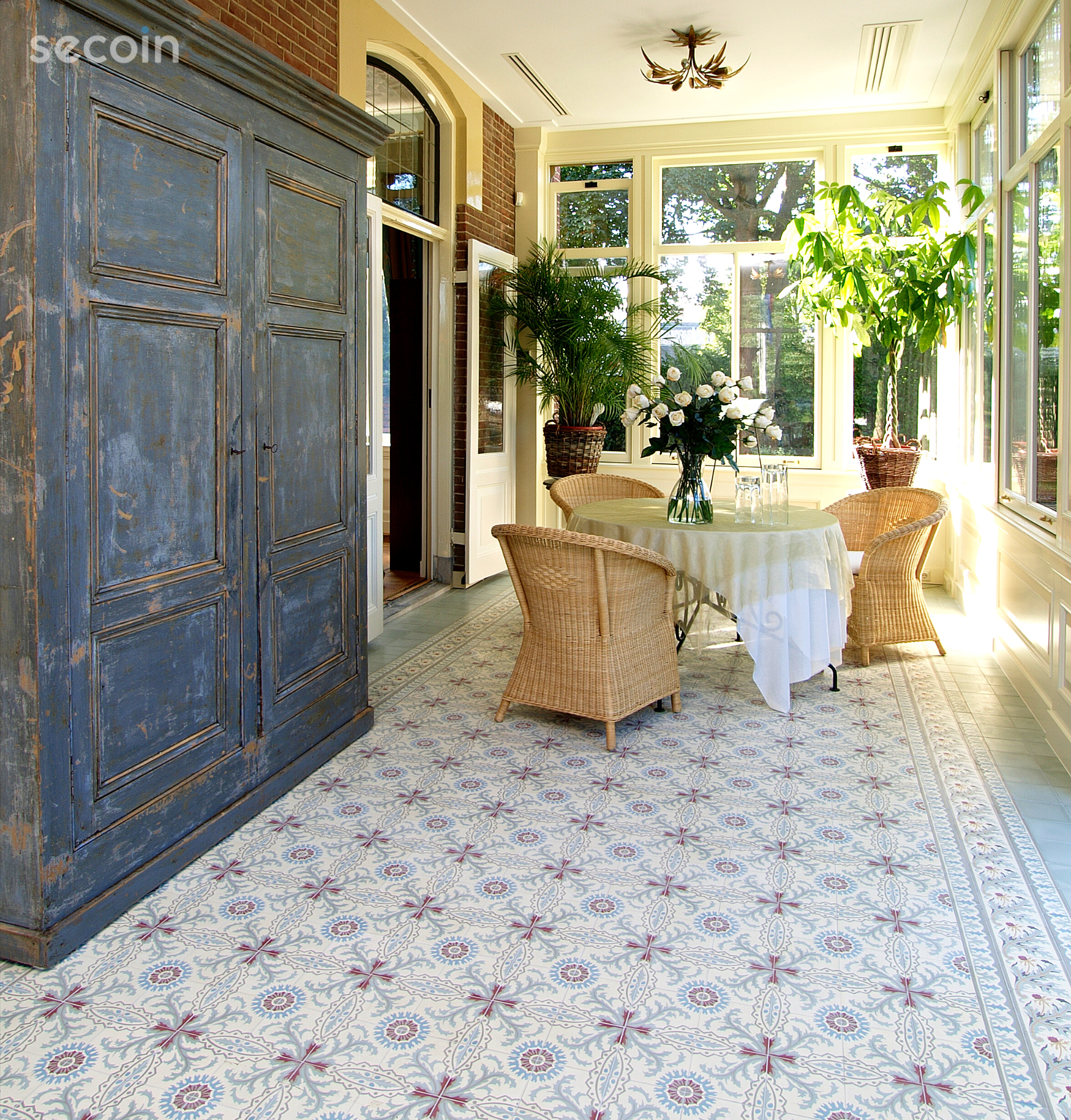 Gạch bông xưa mang đậm phong cách retro