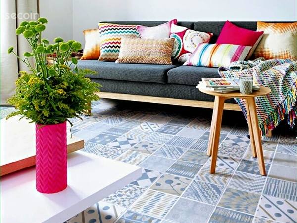 Gạch bông men được ứng dụng rộng rãi trong cuộc sống