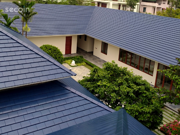 Ngói phẳng kiểu Pháp 