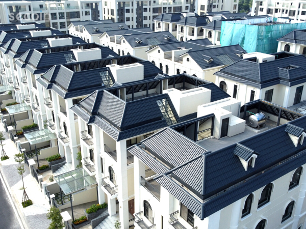 Ngói màu xanh có độ chịu lực tốt 