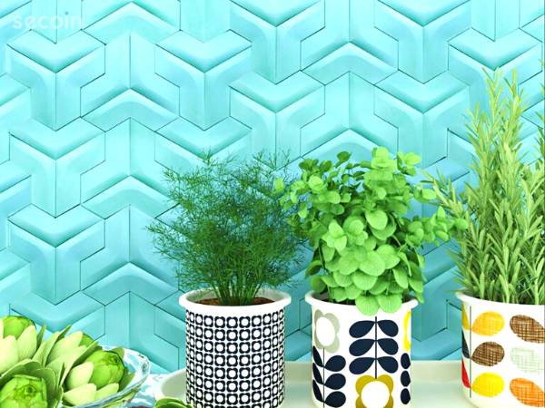 Gạch 3D hình mũi tên 