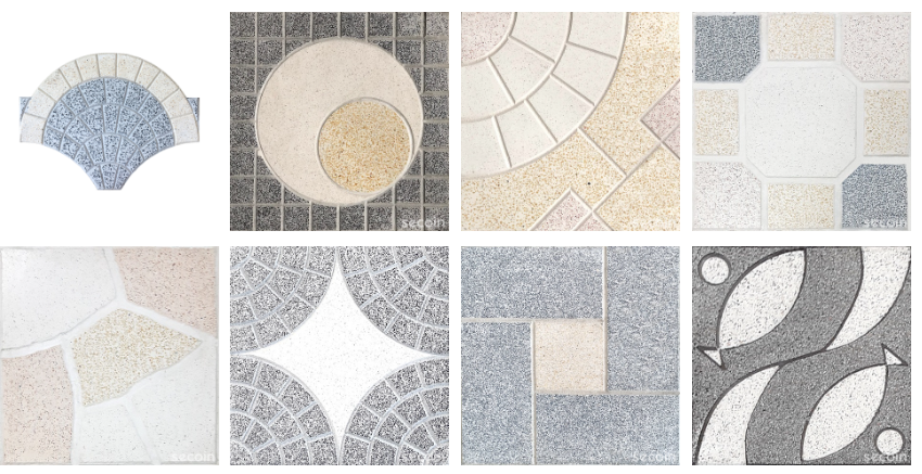 Mẫu gạch lát sân Terrazzo mới nhất 2022