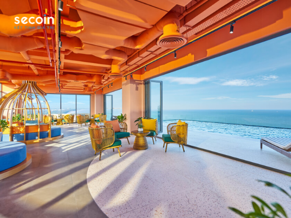 Gạch Terrazzo nội thất trong thiết kế khách sạn 5 sao