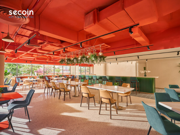Gạch Terrazzo nội thất trong thiết kế khách sạn 5 sao