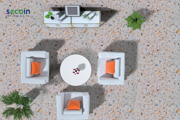 Khám phá xu hướng sử dụng gạch lát nền Terrazzo nội thất trong thiết kế nội thất 