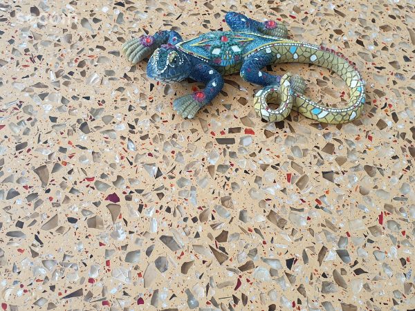 Gạch Terrazzo hạt kính