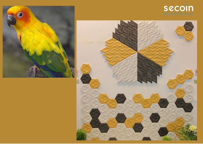 Gạch bông 3D Diamond Secoin