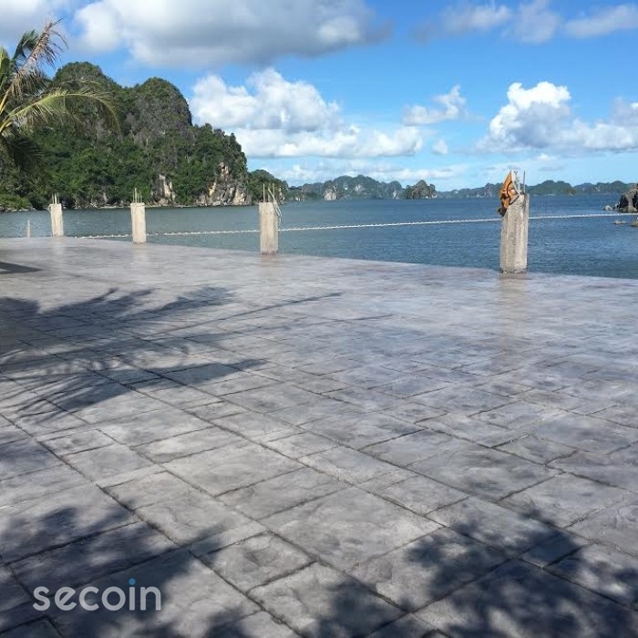 Bê tông nghệ thuật Secoin tại Resort Quang Hanh