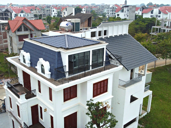Ngói sóng tròn Secoin tại Khu nhà ở cao cấp New House City - Quốc Oai, Hà Nội