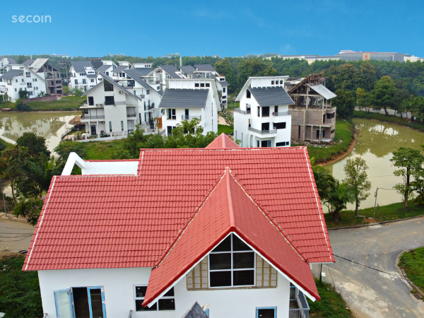 Ngói sóng tròn Secoin tại Khu nhà ở cao cấp New House City - Quốc Oai, Hà Nội