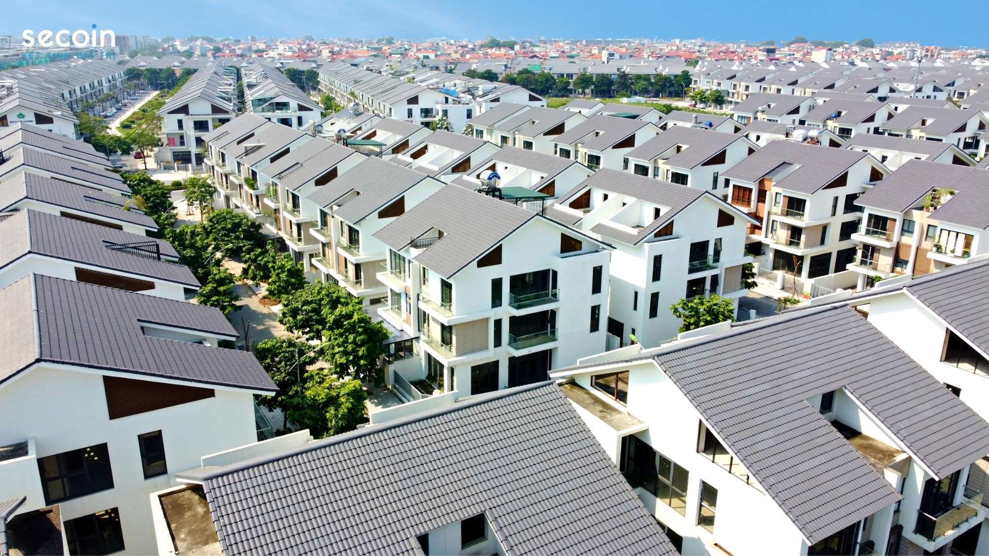 Ngói màu cao cấp Secoin tại Khu đô thị mới Dương Nội - Hà Nội