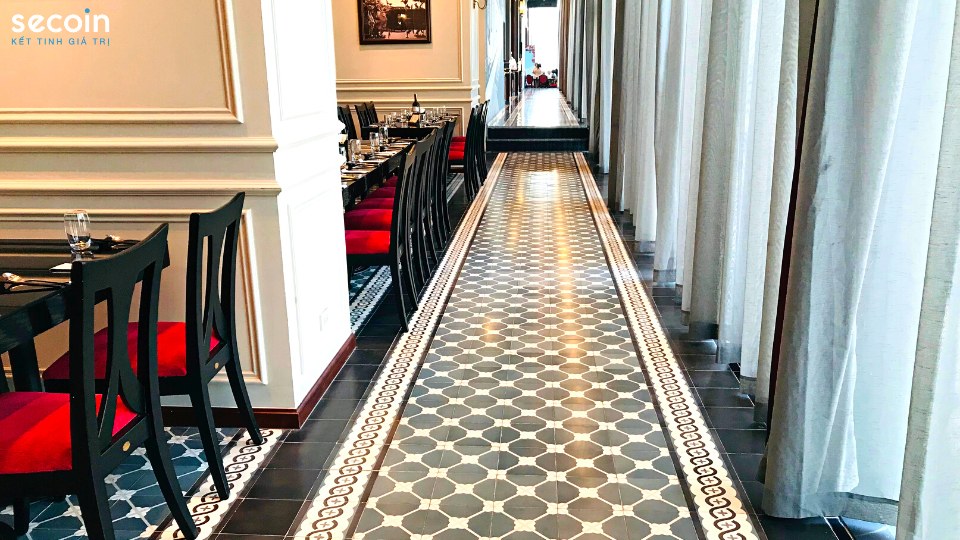 Gạch bông cao cấp Secoin tại Maison Sen Buffet – Hà Nội