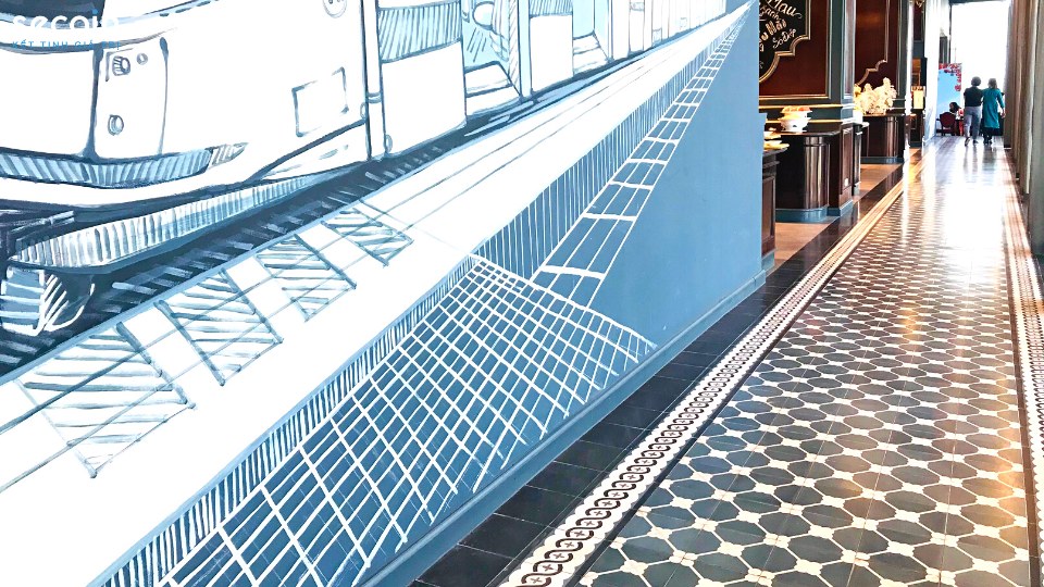 Gạch bông cao cấp Secoin tại Maison Sen Buffet – Hà Nội