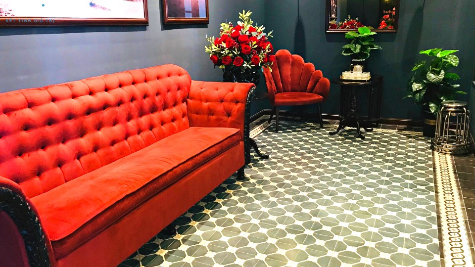 Gạch bông cao cấp Secoin tại Maison Sen Buffet – Hà Nội