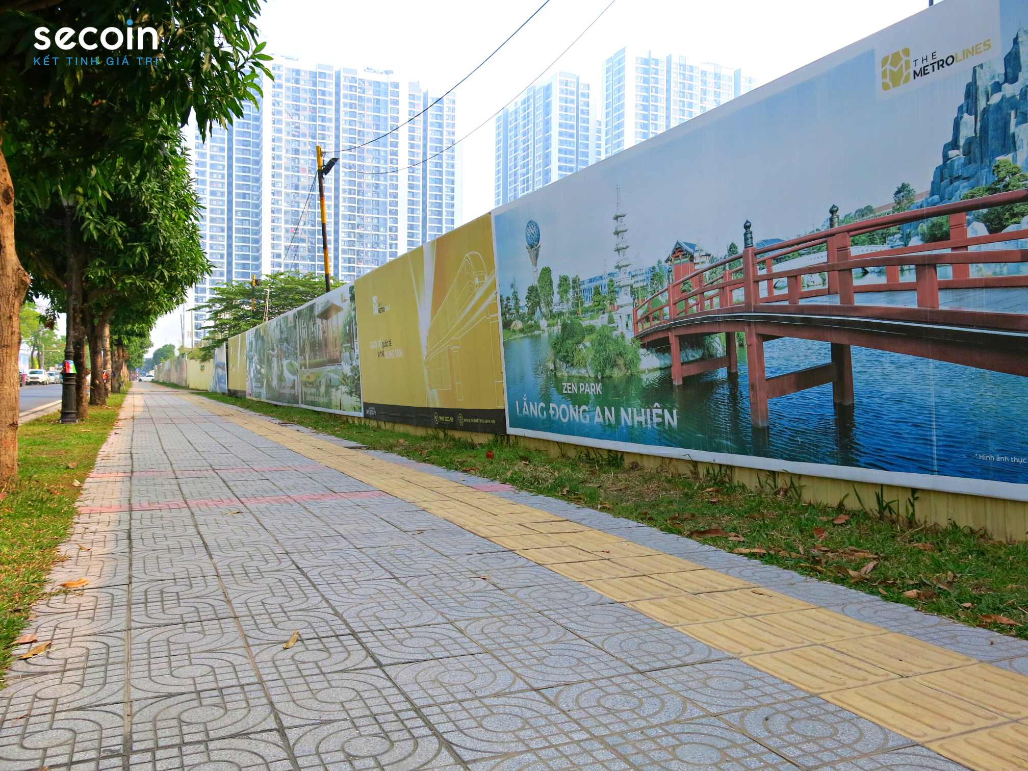 Gạch Terrazzo ngoài trời Secoin tại Vinhomes Smart City Tây Mỗ  - Hà Nội
