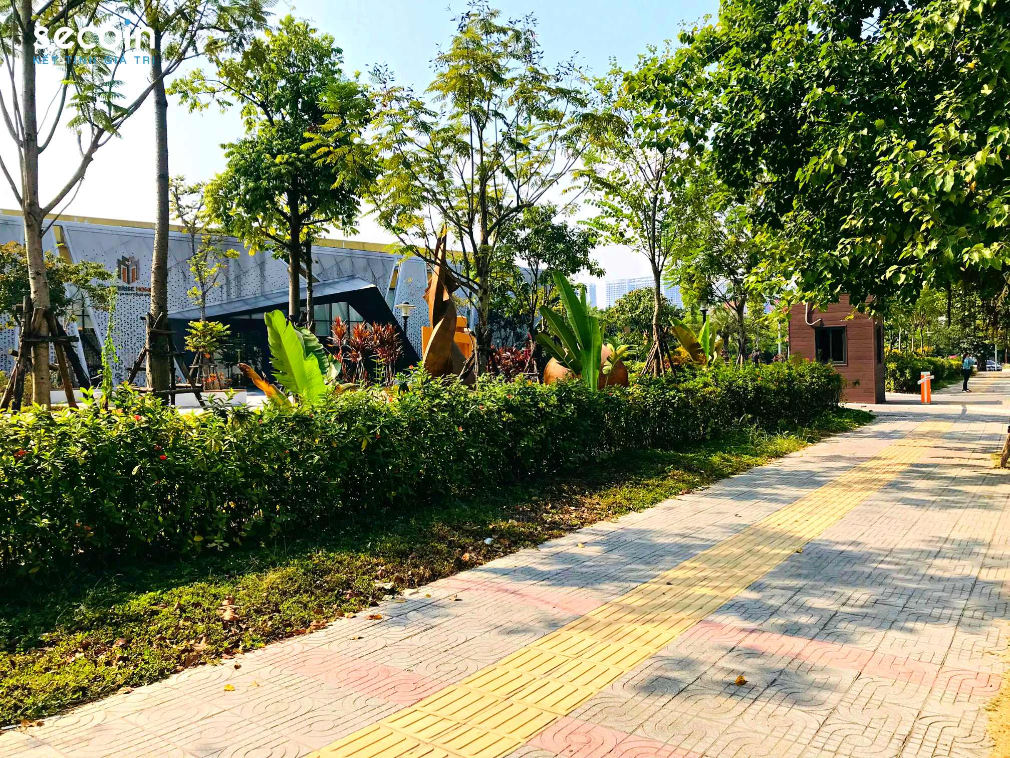 Gạch Terrazzo ngoài trời Secoin tại Vinhomes Smart City Tây Mỗ  - Hà Nội
