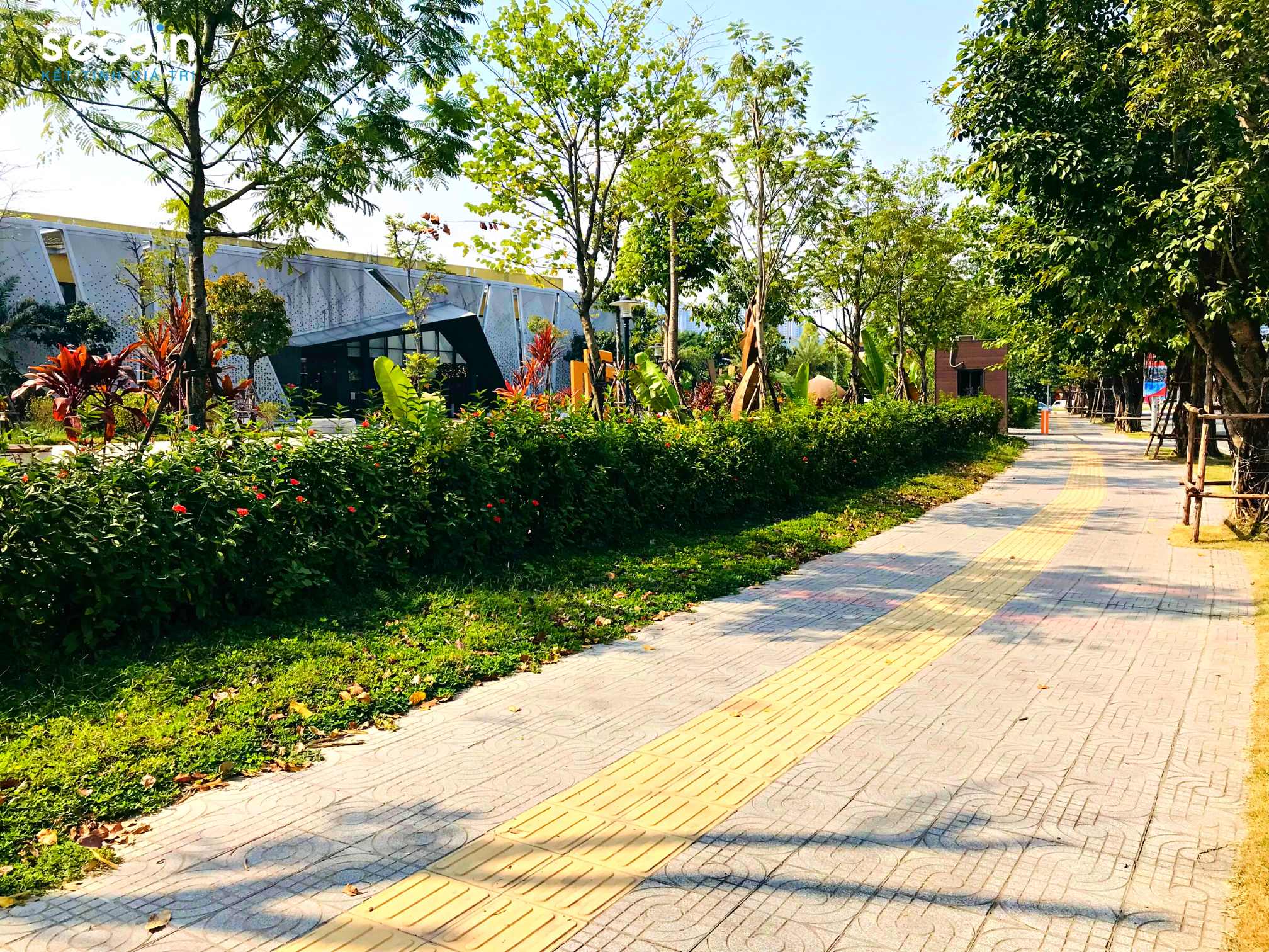Gạch Terrazzo ngoài trời Secoin tại Vinhomes Smart City Tây Mỗ  - Hà Nội
