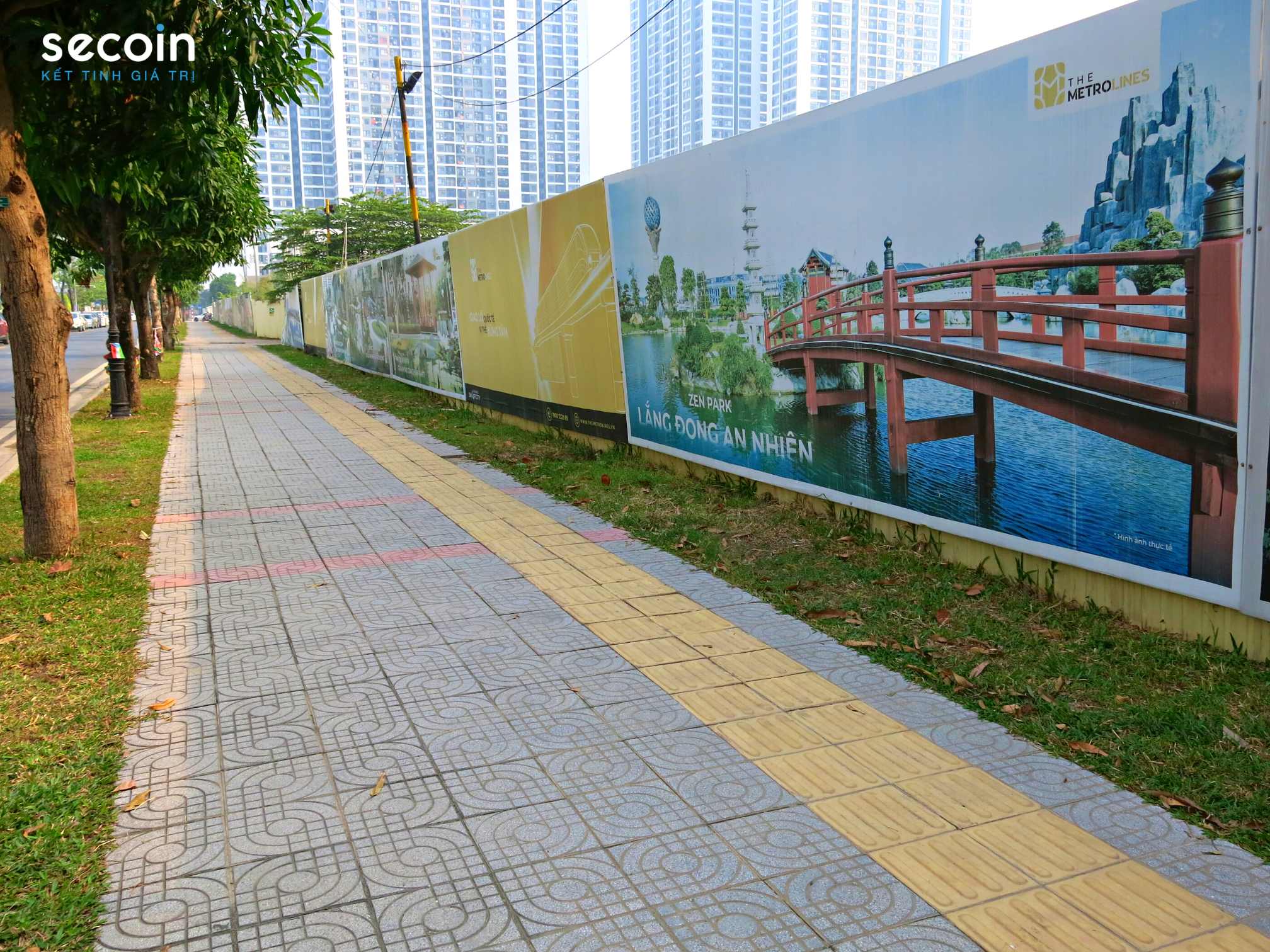 Gạch Terrazzo ngoài trời Secoin tại Vinhomes Smart City Tây Mỗ  - Hà Nội