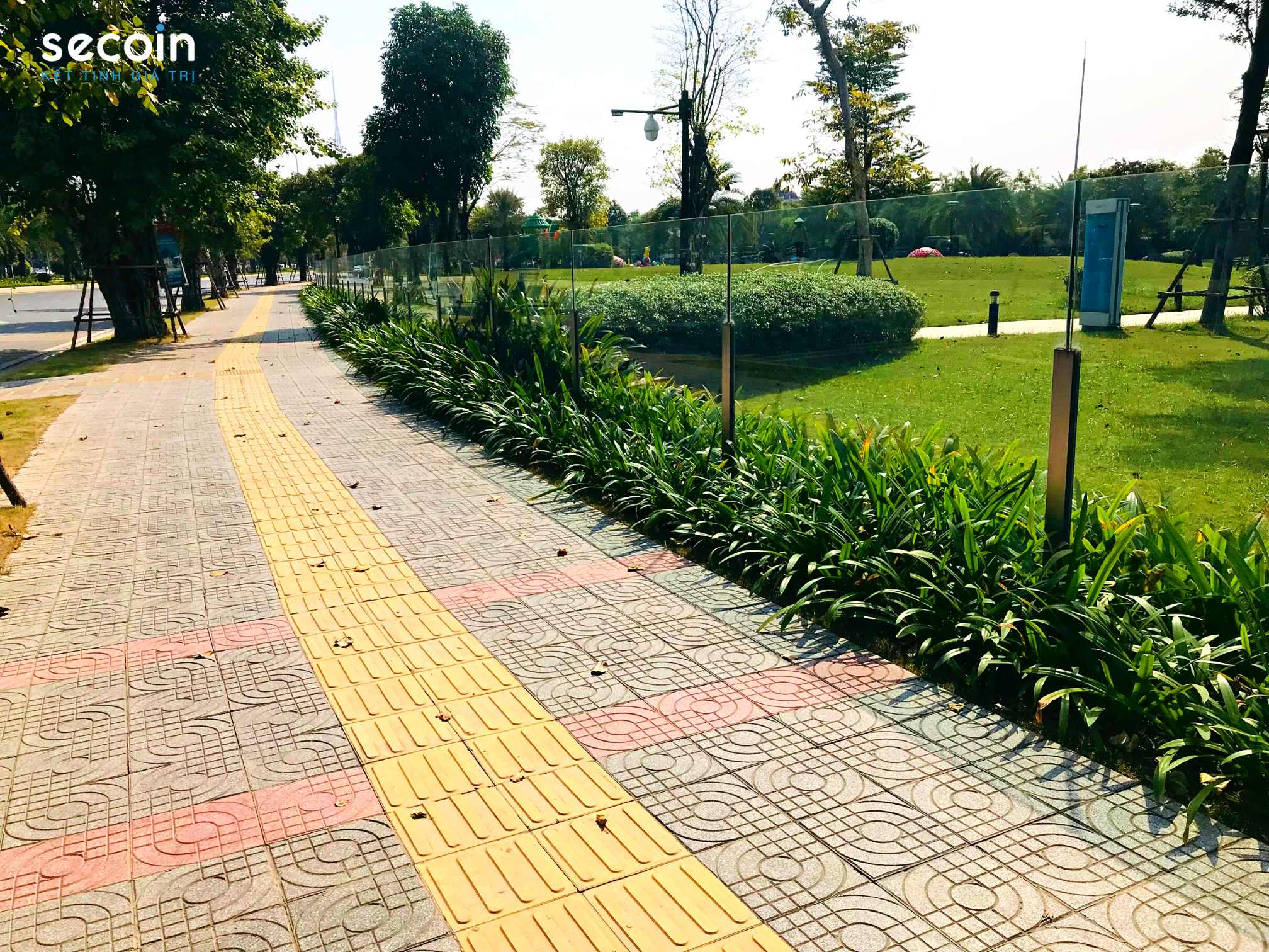 Gạch Terrazzo ngoài trời Secoin tại Vinhomes Smart City Tây Mỗ  - Hà Nội