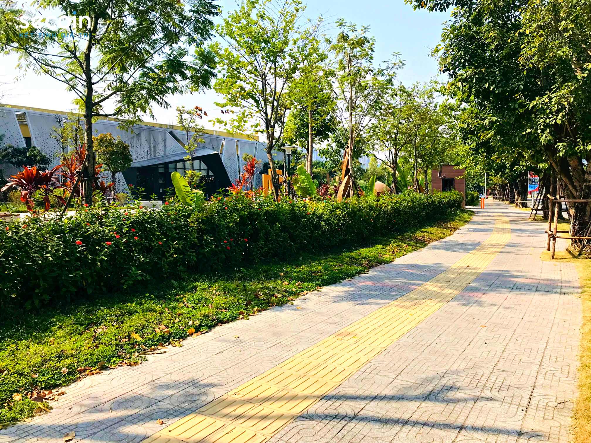Gạch Terrazzo ngoài trời Secoin tại Vinhomes Smart City Tây Mỗ  - Hà Nội