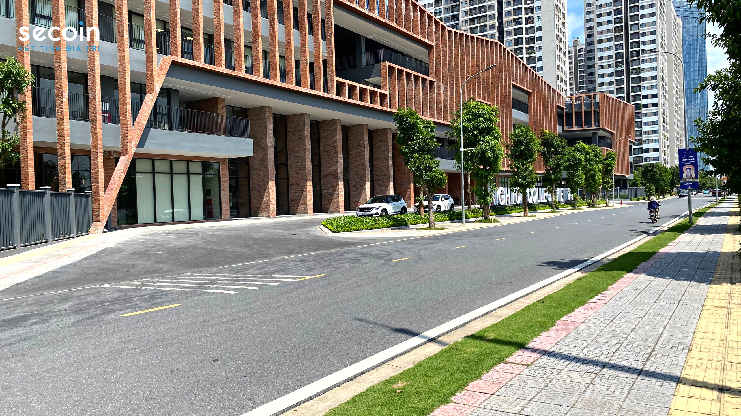 Gạch Terrazzo ngoài trời Secoin tại trường Brighton College Vietnam - Vinhomes Ocean Park, Hà Nội 