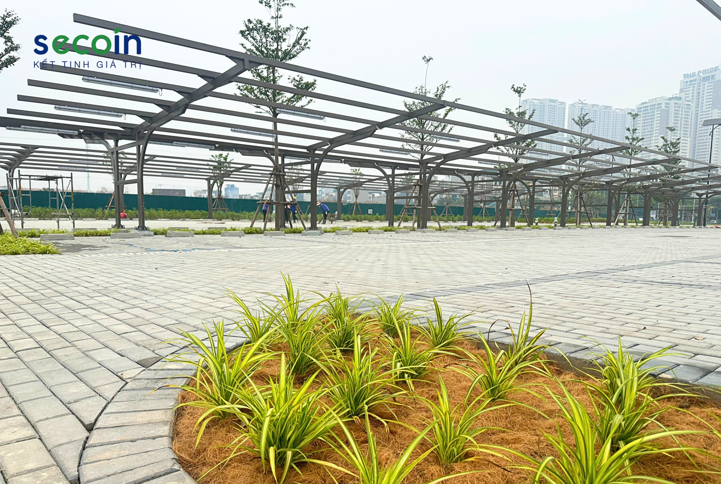 Gạch lát tự chèn Khu đô thị ParkCity Hanoi