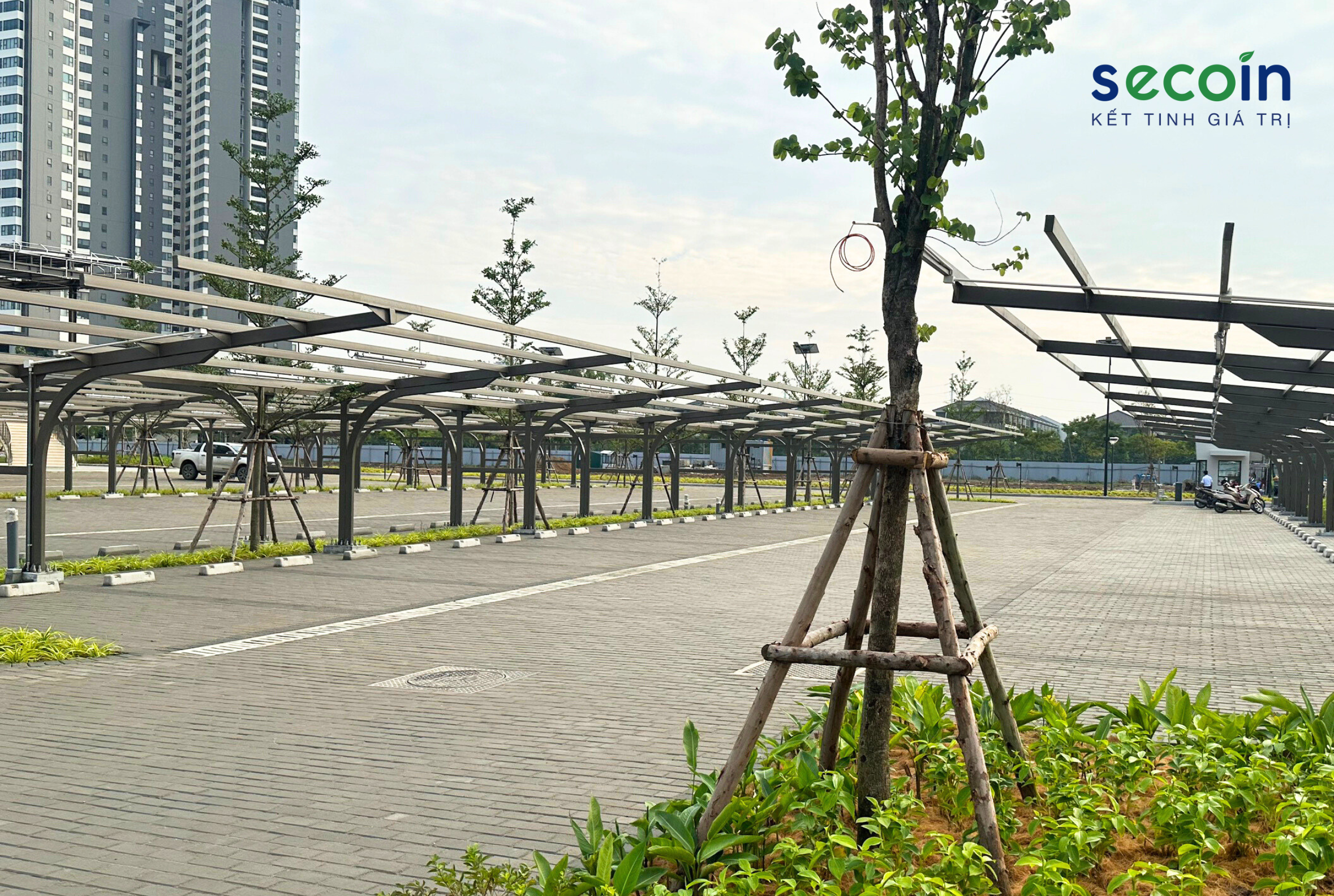 Gạch lát tự chèn Khu đô thị ParkCity Hanoi