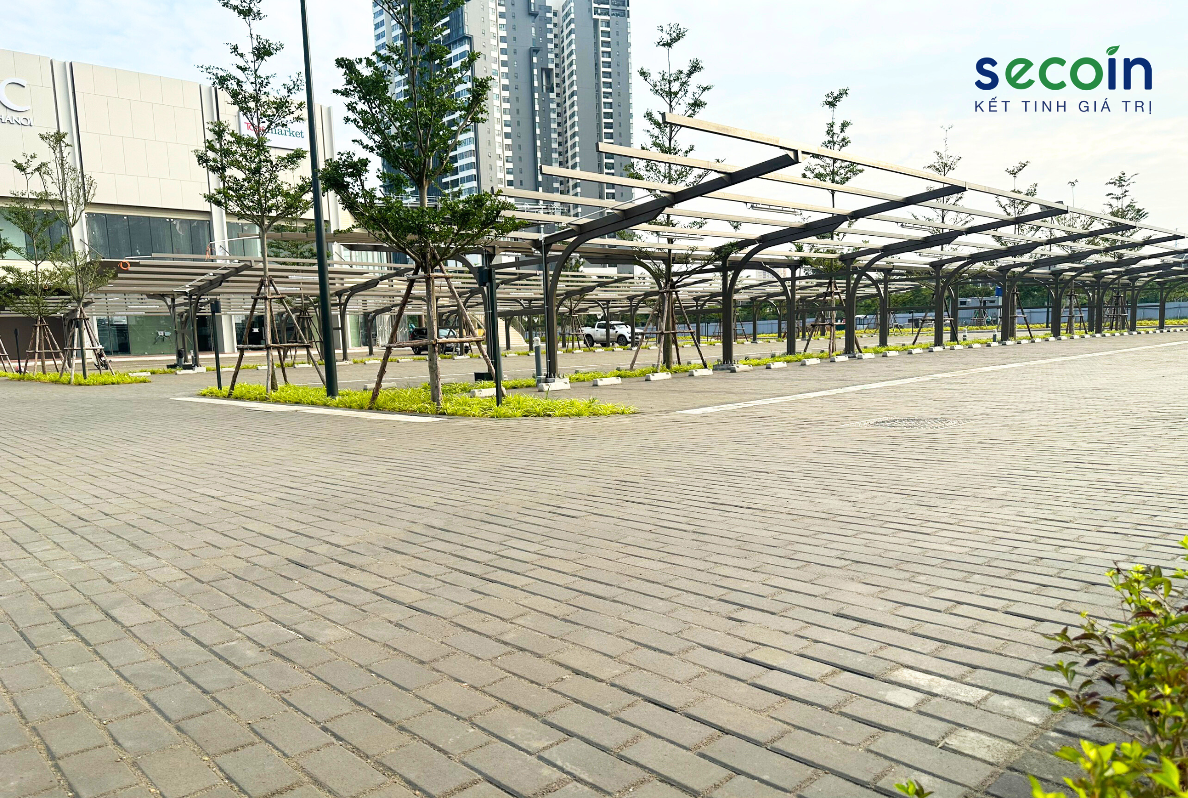 Gạch lát tự chèn Khu đô thị ParkCity Hanoi