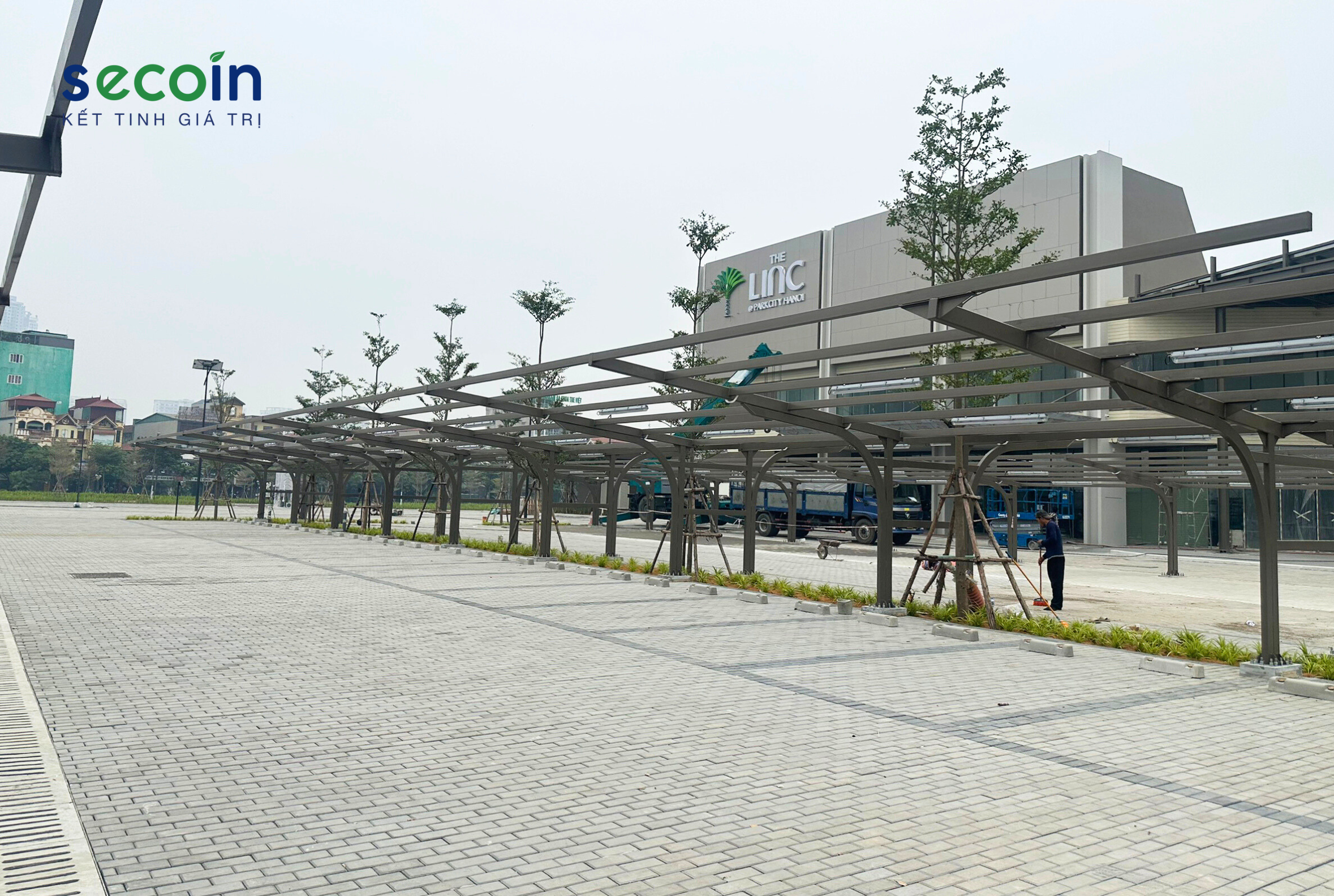 Gạch lát tự chèn Khu đô thị ParkCity Hanoi