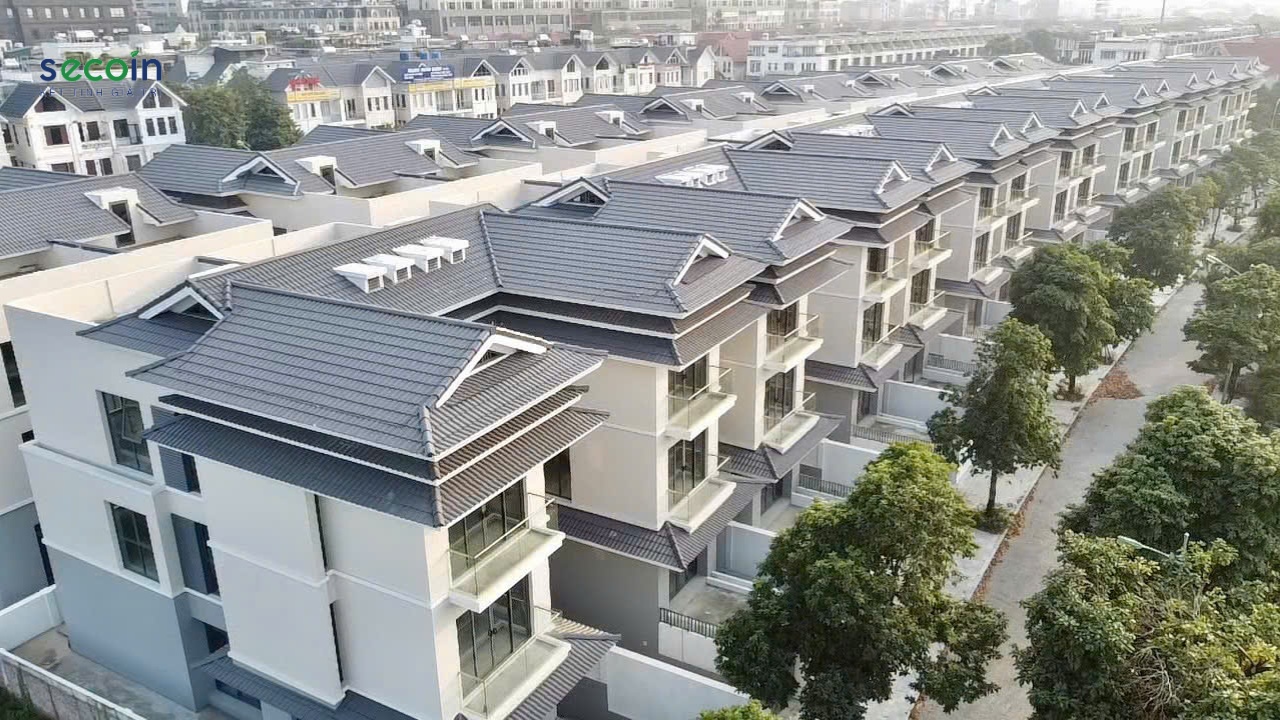 Ngói sóng lớn Secoin tại Khu đô thị mới Dương Nội
