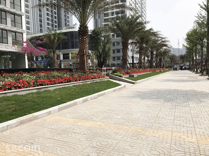 Gạch Terrazzo ngoài trời Secoin tại Vinhome West Point