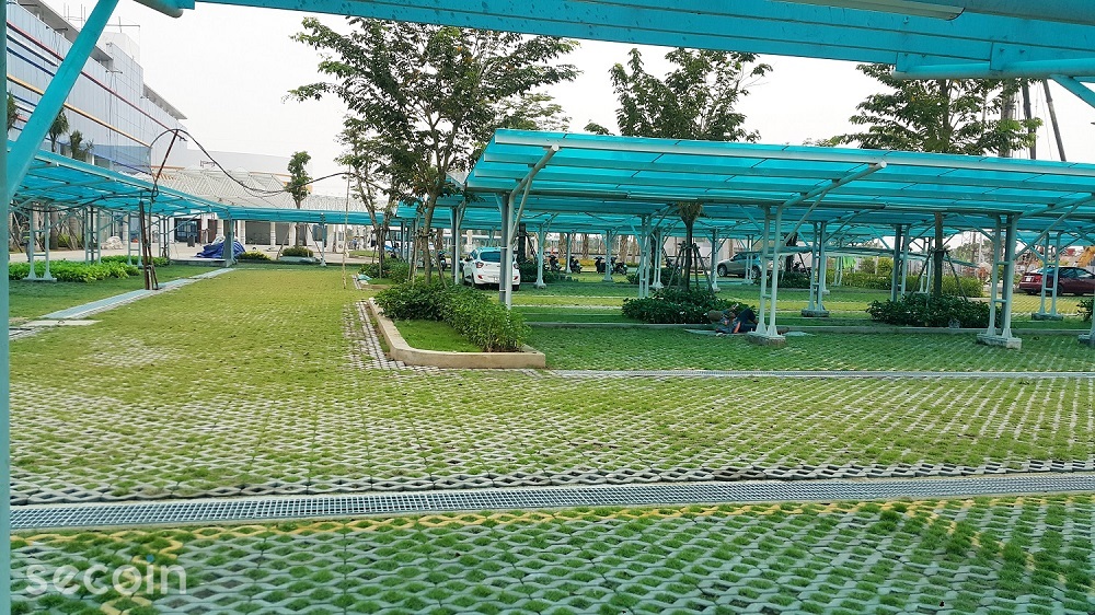 Gạch Terrazzo ngoài trời Secoin tại Bệnh Viện Nhi Đồng Thành Phố