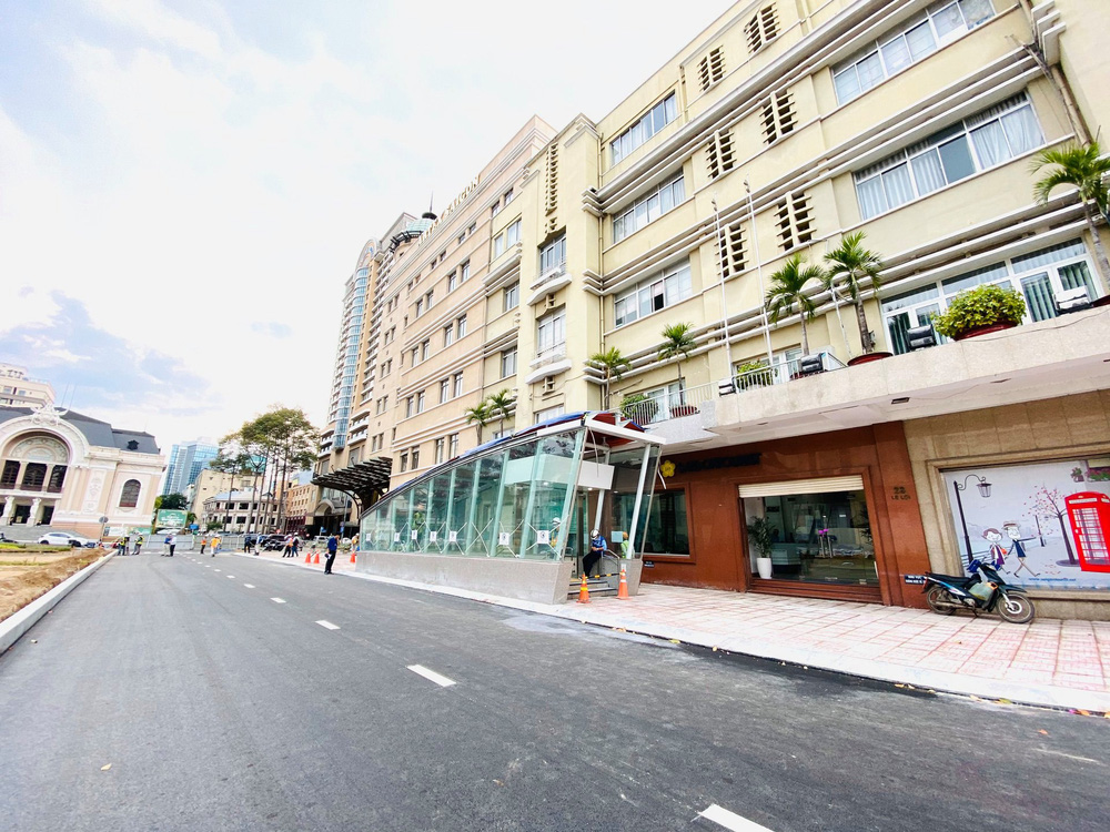 Gạch bê tông Secoin tại Tuyến tàu điện ngầm Metro