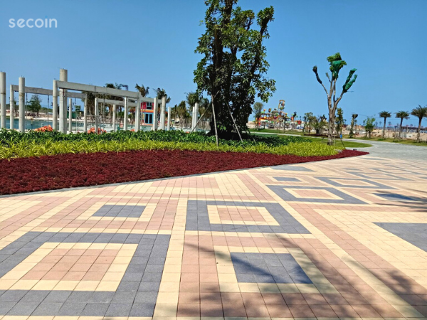 Gạch sần nghệ thuật Secoin tại Novaworld Hồ Tràm – Vũng Tàu