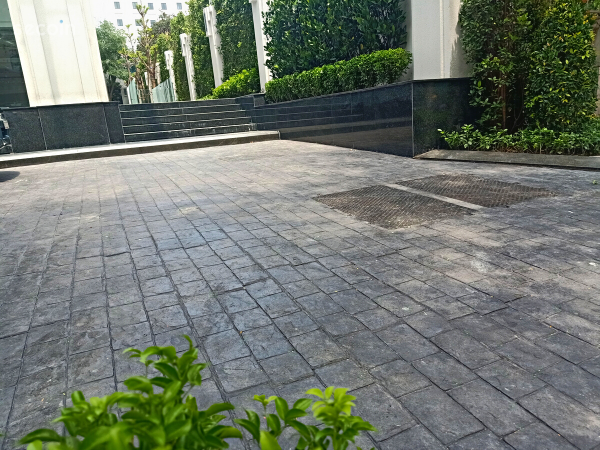 Bê tông nghệ thuật Secoin tại Tòa nhà Pearl 5 - TP. HCM