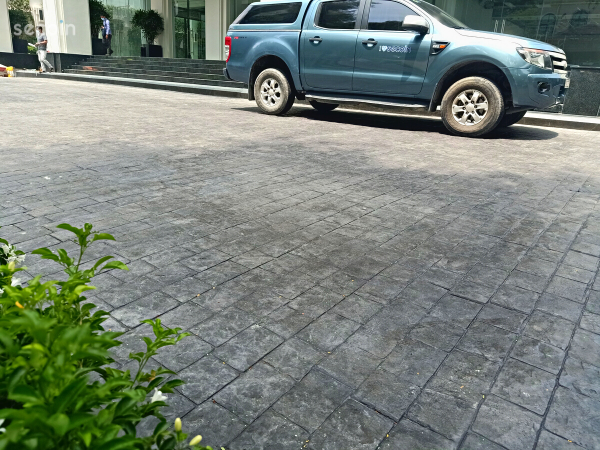 Bê tông nghệ thuật Secoin tại Tòa nhà Pearl 5 - TP. HCM