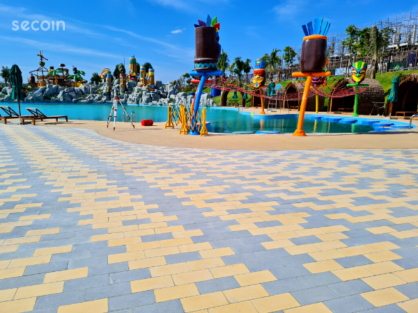 Gạch nghệ thuật ngoài trời tại Novaworld Hồ Tràm – Vũng Tàu