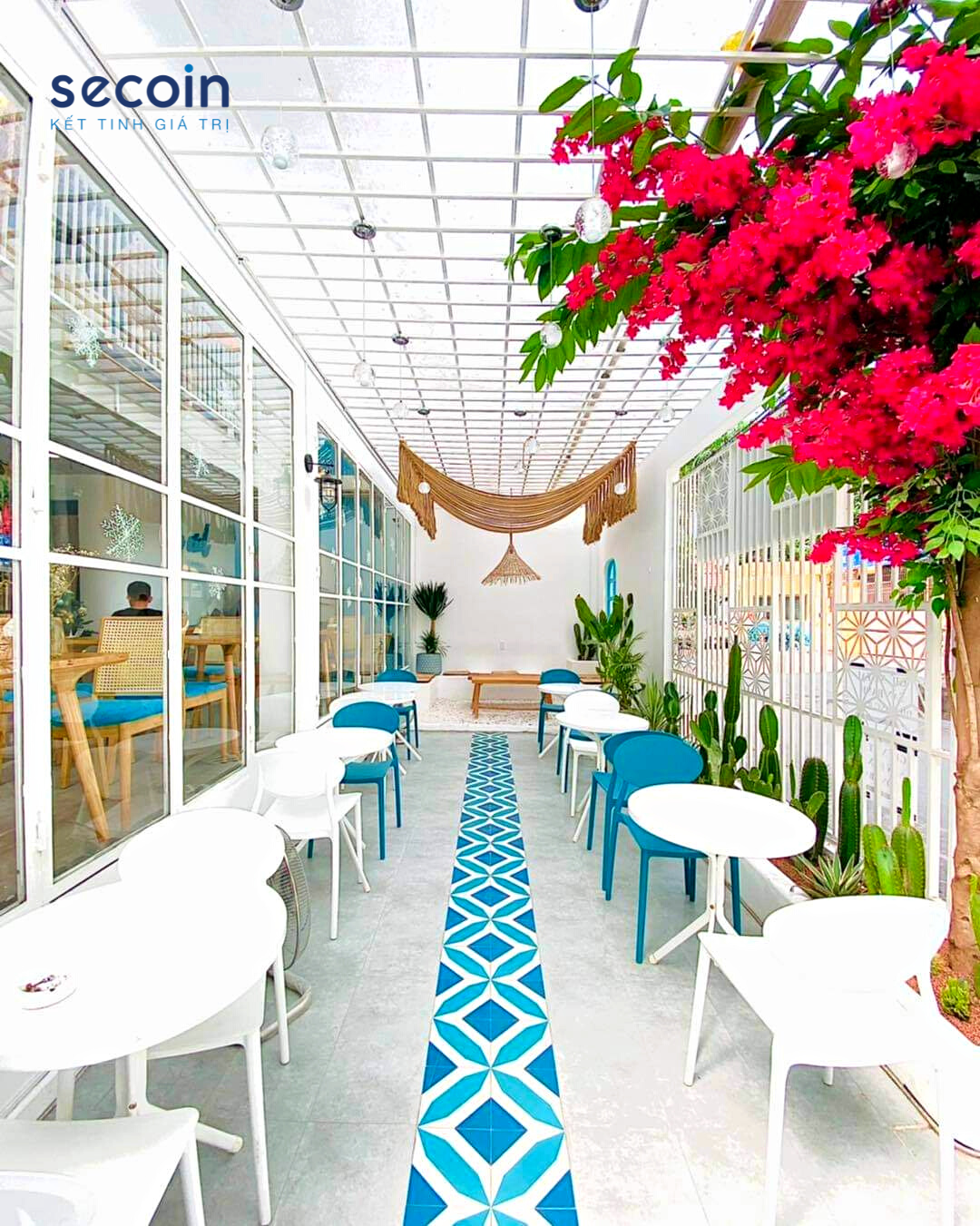 Gạch bông cao cấp Secoin tại Le Ciel Cafe, TP Hồ Chí Minh