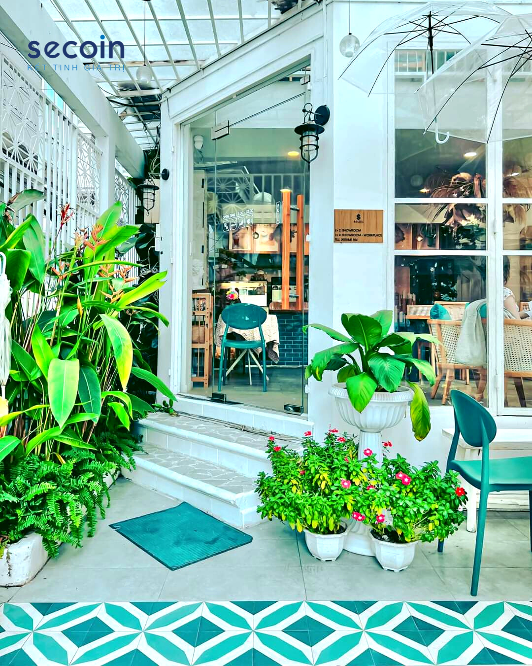 Gạch bông cao cấp Secoin tại Le Ciel Cafe, TP Hồ Chí Minh