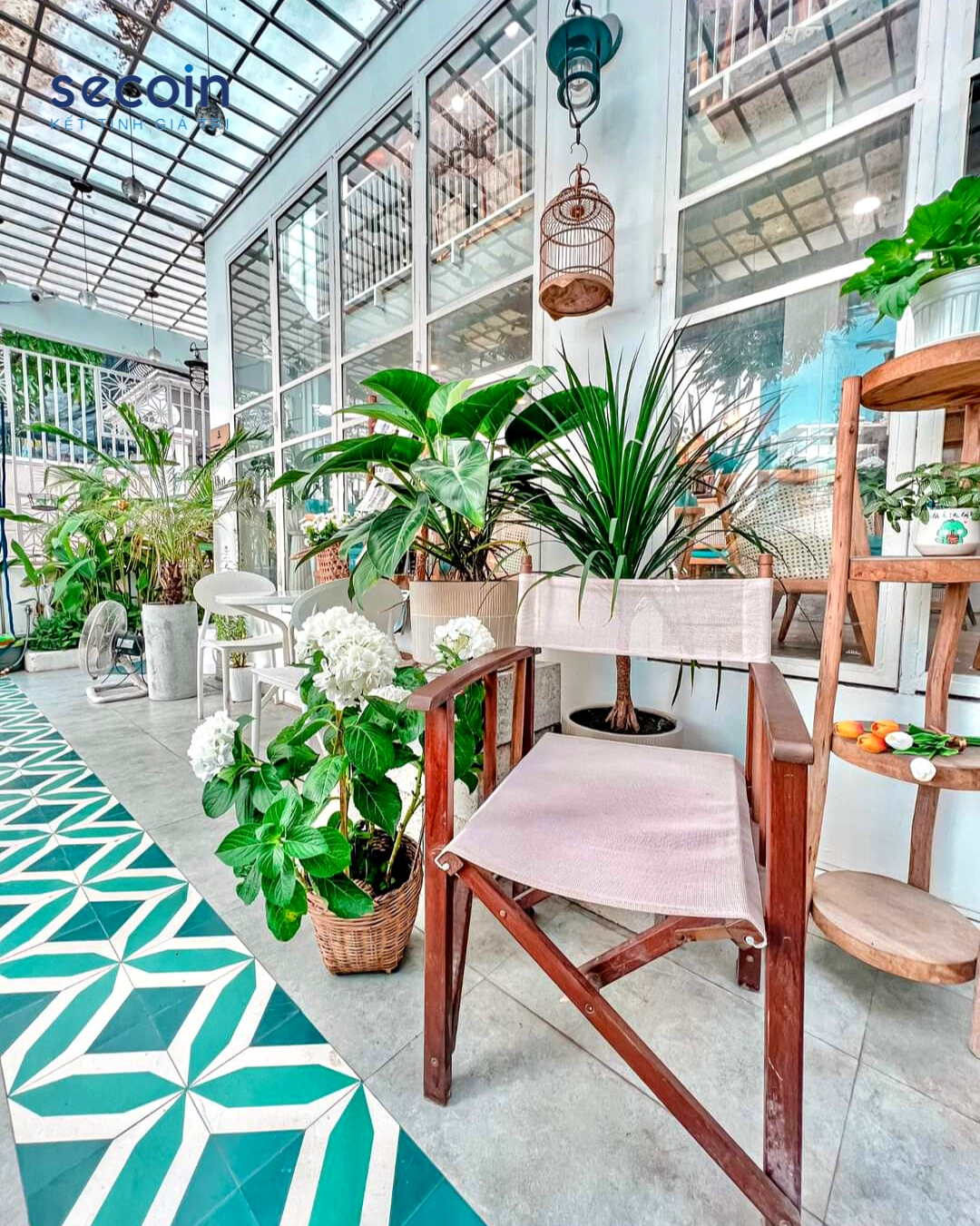 Gạch bông cao cấp Secoin tại Le Ciel Cafe, TP Hồ Chí Minh