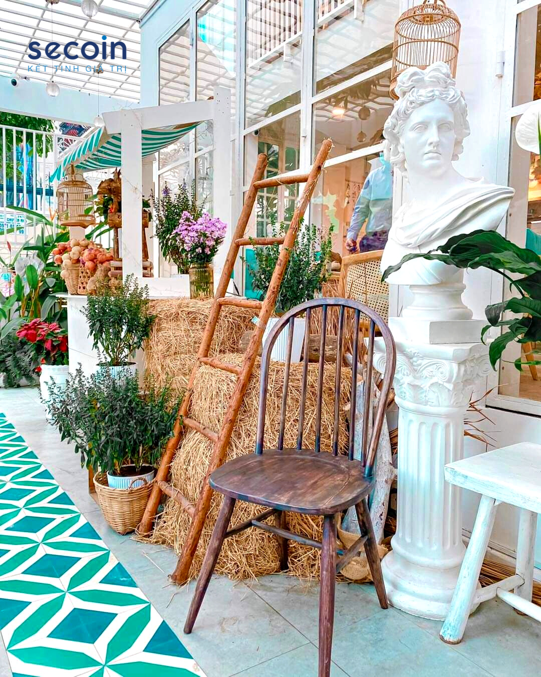 Gạch bông cao cấp Secoin tại Le Ciel Cafe, TP Hồ Chí Minh