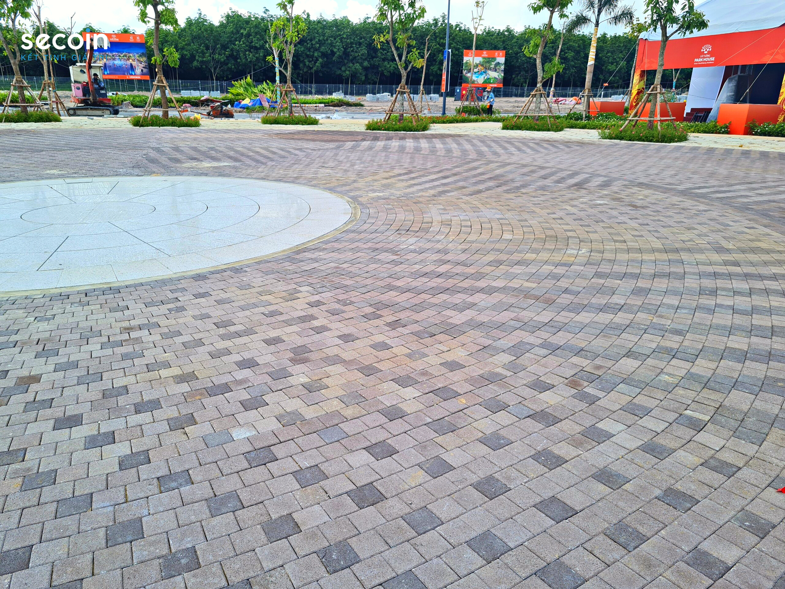 Gạch Sabbiato tự chèn Secoin tại Dự án Khu đô thị Cát Tường Park House 