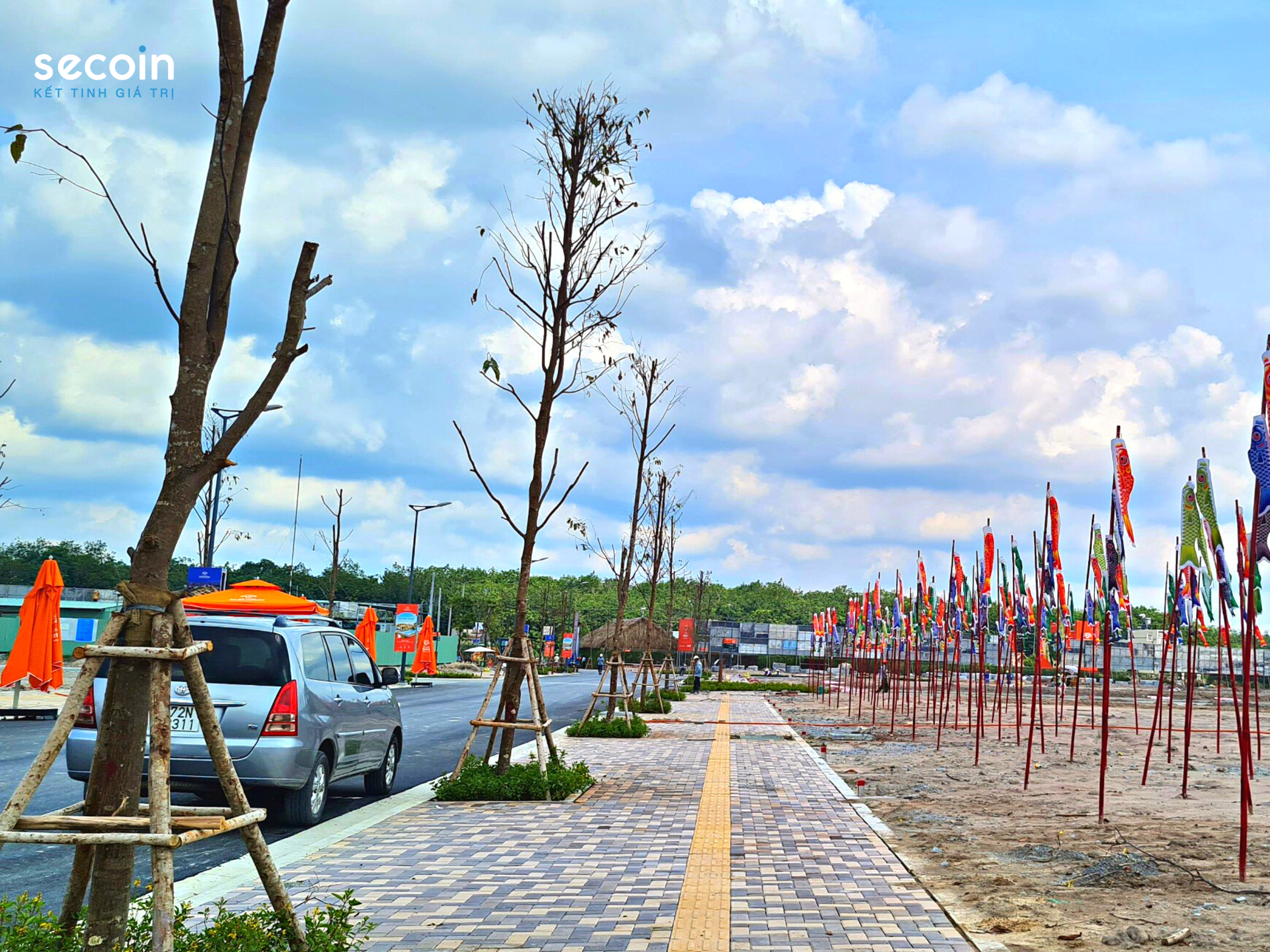 Gạch Sabbiato tự chèn Secoin tại Dự án Khu đô thị Cát Tường Park House 