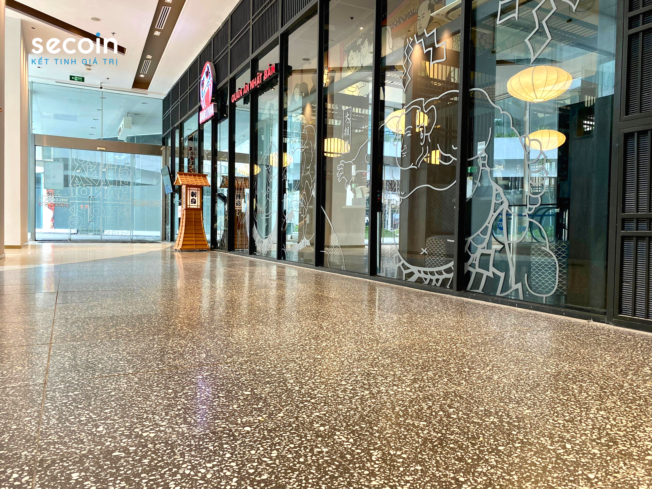 Gạch Terrazzo nội thất Secoin tại Indochina Plaza Hanoi